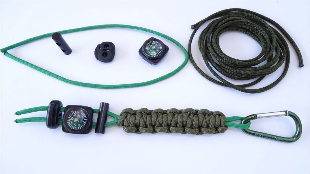 Quick Deploy Paracord Lanyard Keychain