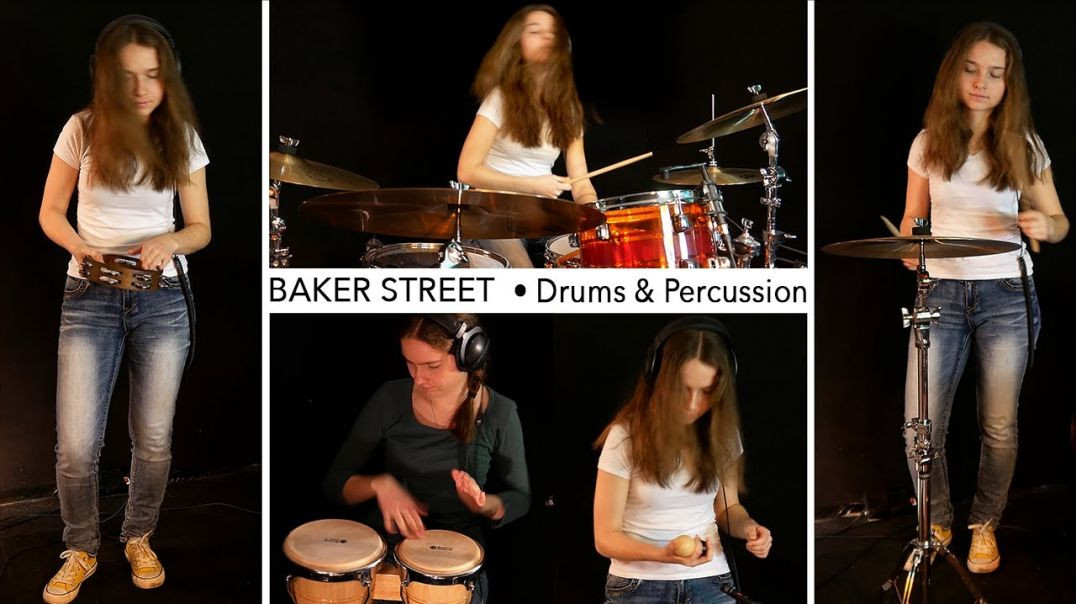 ⁣⁣Baker Street (Gerry Rafferty) • Drums & Percussion Cover by Sina