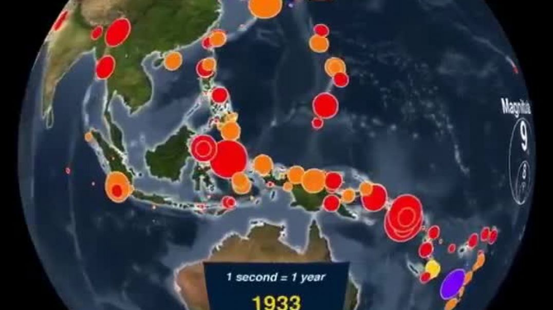 Alle bedeutenden Erdbeben zwischen 1900 und 2000 🌍