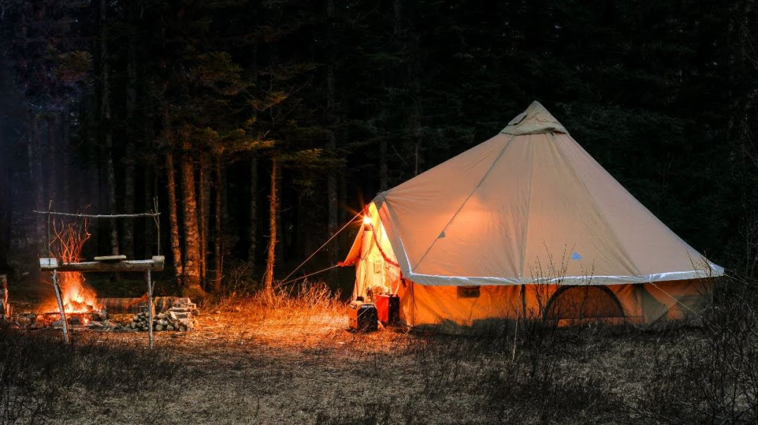 Hot Tent Camping In Freezing Temperatures