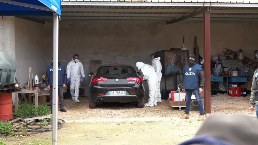 Die Polizei fand den schwarzen Alfa Giulietta von Matteo Messina Denaro