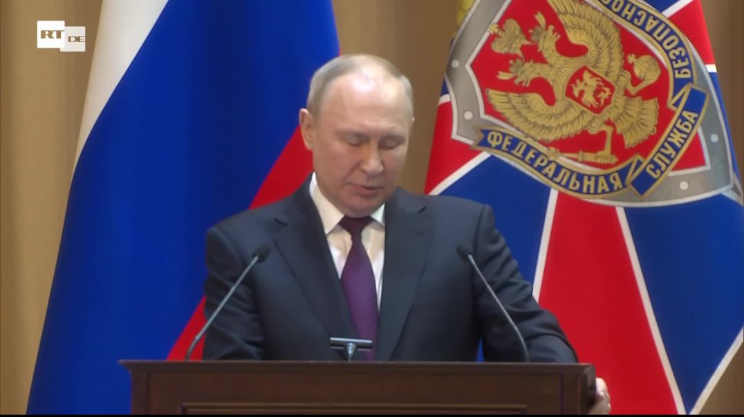 Wladimir Putin leitet Sitzung des FSB-Kollegiums 28.02.2023 (deutsch)