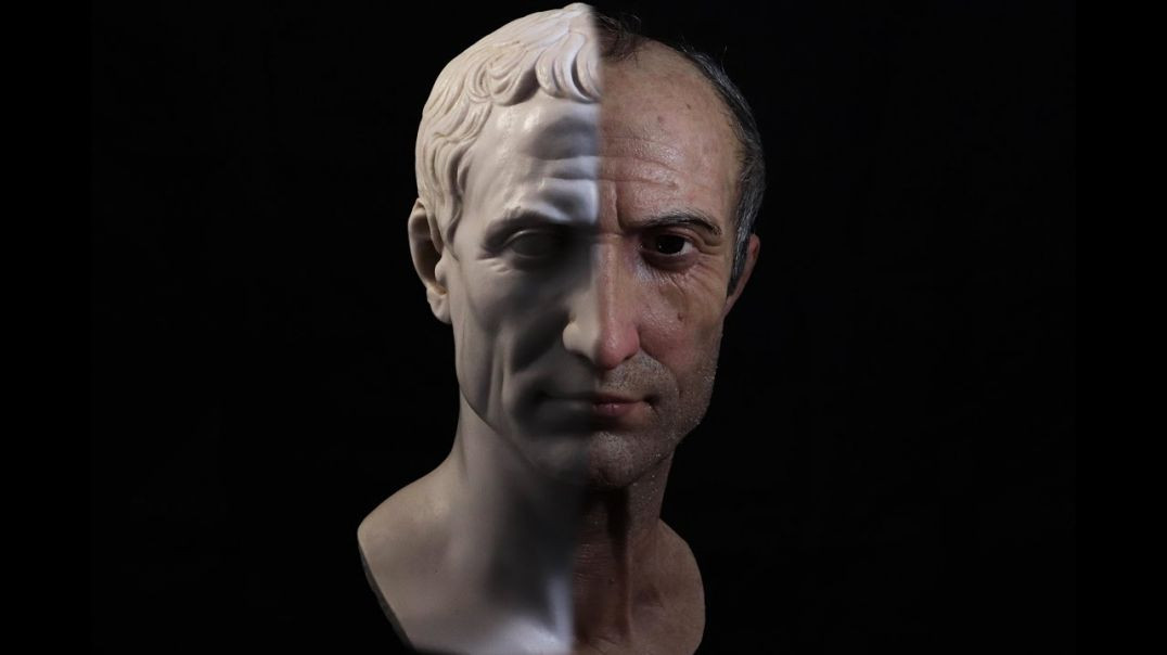 Hyperrealistische Skulptur von Julius Caesar