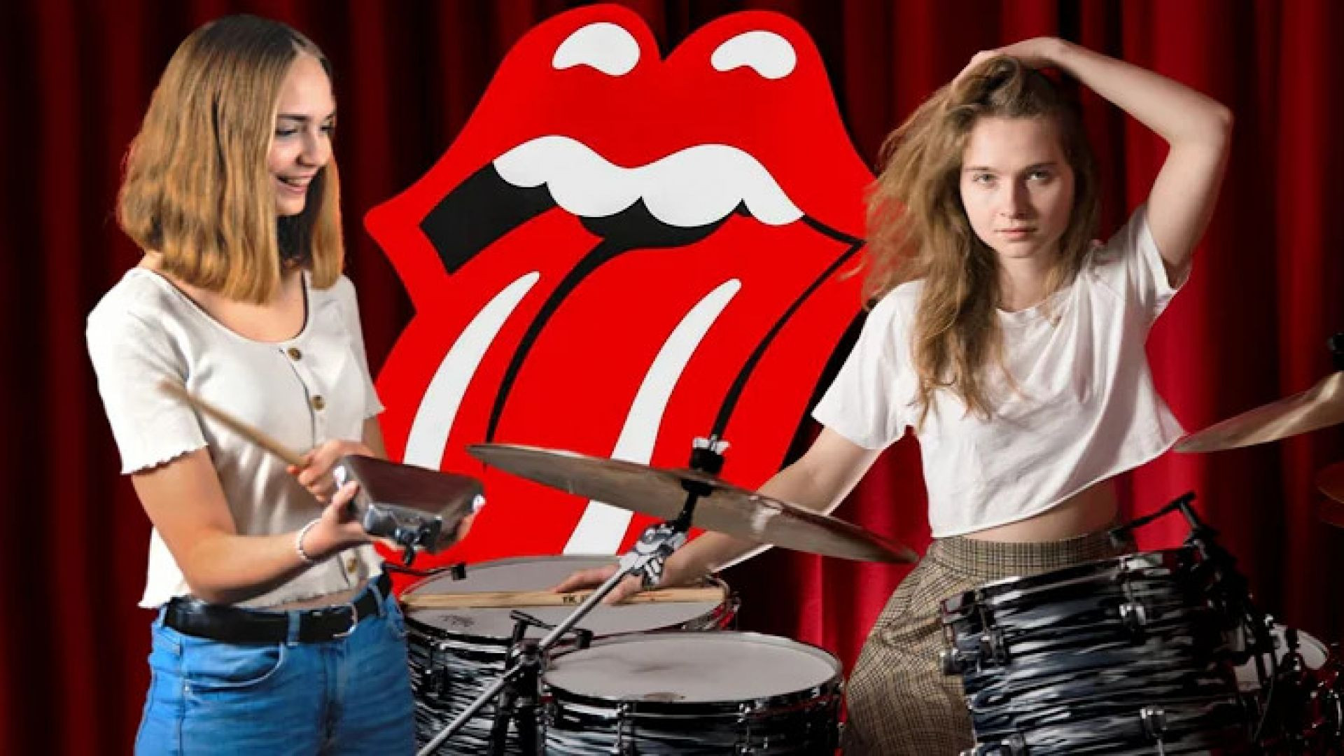 Start Me Up (Rolling Stones) • Sina Drum Cover feat. My Little Sister