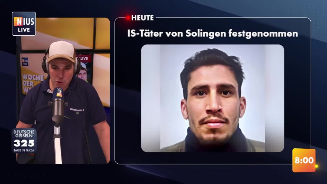 🚨BREAKING NIUS 26.08. nach Solingen-Messerattacke ISIS veröffentlicht Kampfbild von Terrorist