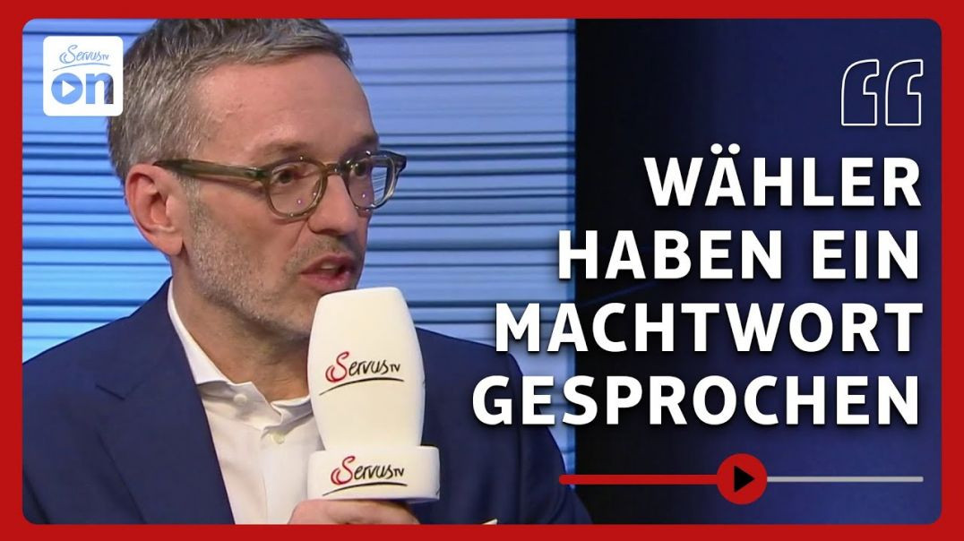 Herbert Kickl: „Wähler haben ein Machtwort gesprochen" - Die Elefantenrunde | Wahl 24