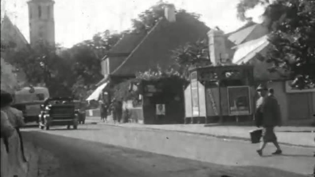 Wien 1936 - Ausflug nach Grinzing und neue Höhenstraße am Kahlenberg