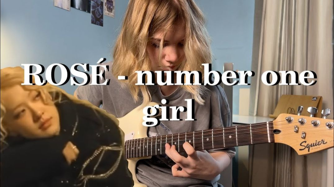 Elizaveta Nikonova - ROSÉ - number one girl reaction on guitar