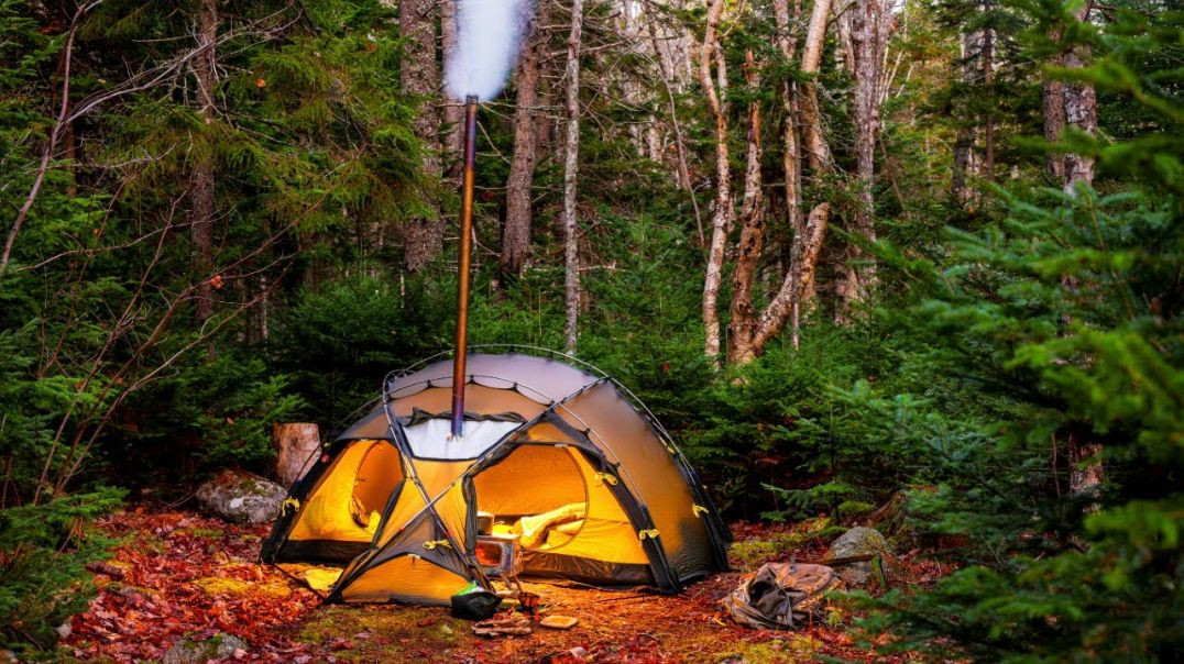 Hot Tent Camping In Cold Temperatures