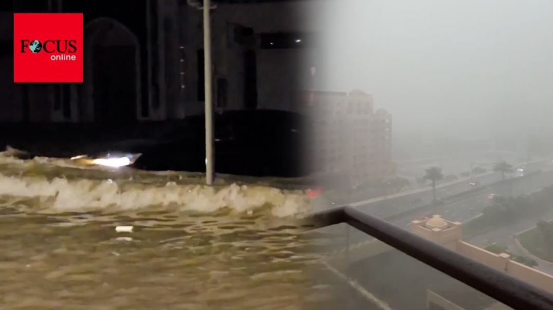 Heftigste Regenfälle seit 75 Jahren - Aufnahmen zeigen verheerendes Hochwasser in Dubai