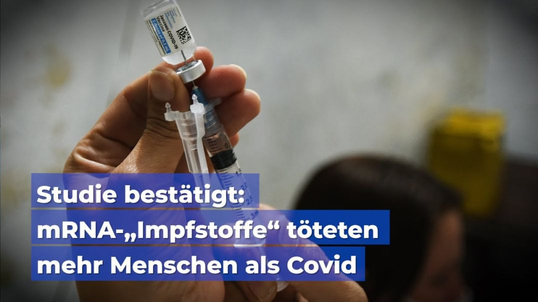 Studie bestätigt: mRNA-„Impfstoffe“ töteten mehr Menschen als Covid‼️