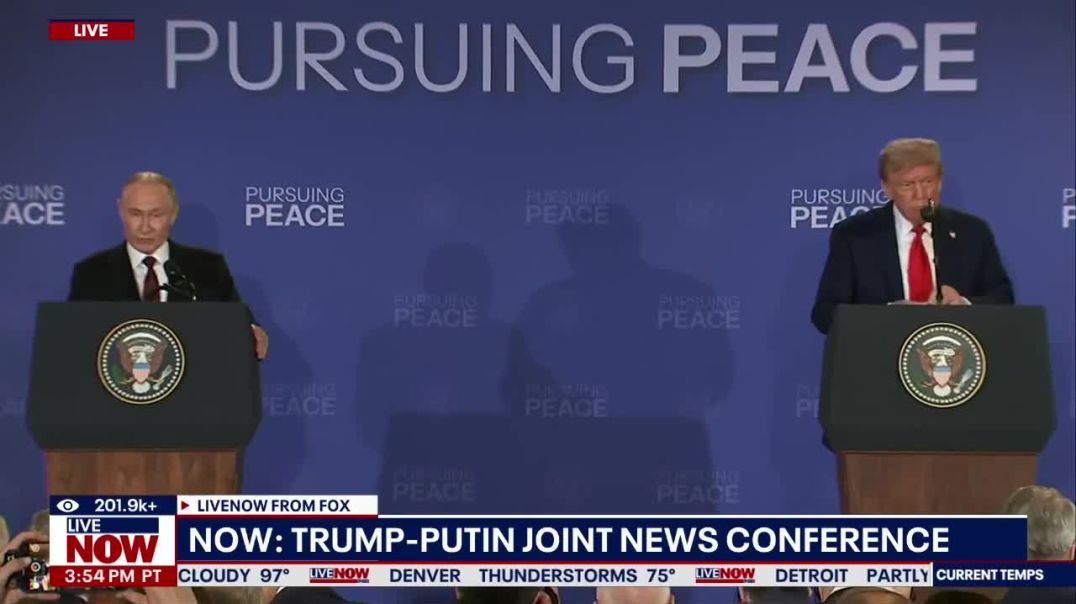 Trump and Putin hold joint press conference on August 15, 2025