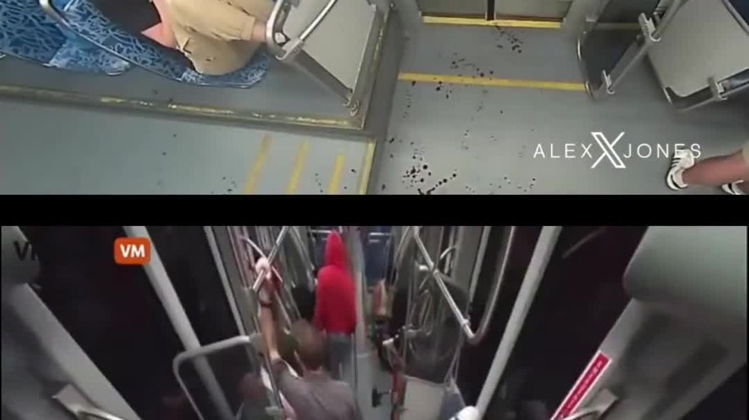 🕯️ JUST IN: HORRIFIC extended new video showing the stabbing of Iryna Zarutska🕯️