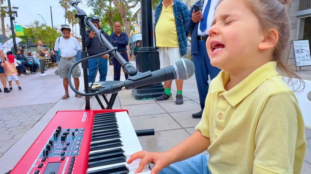 When a 4-Year-Old Sings and Plays Piano You Raise Me Up… WOW 😱