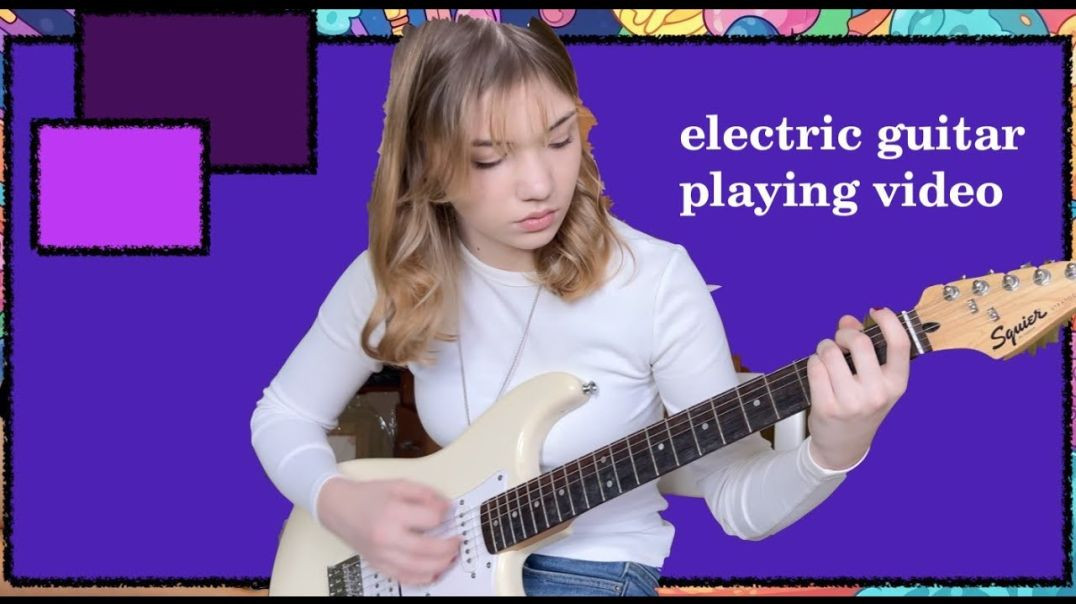 ⁣Elizaveta Nikonova - electric guitar playing video (official music video)