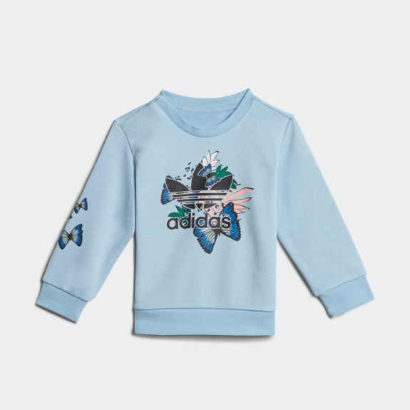 HER STUDIO LONDON ANIMAL FLOWER PRINT CREW SET