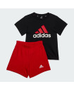 ESSENTIALS ORGANIC COTTON TEE AND SHORTS SET