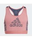 DESIGNED TO MOVE LEOPARD BRA TOP