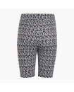 BRAND LOVE PRINT COTTON BIKER TIGHTS
