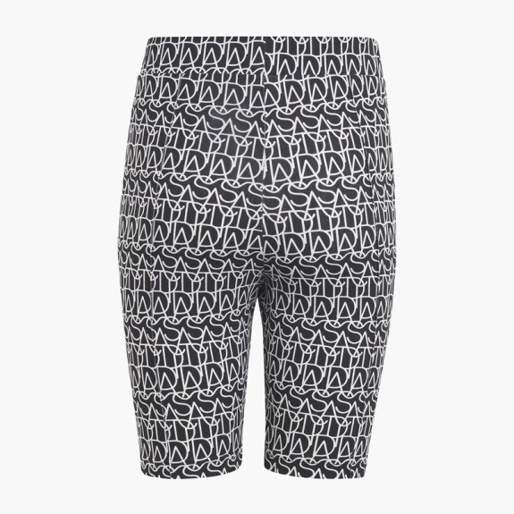 BRAND LOVE PRINT COTTON BIKER TIGHTS