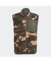 GRAPHIC CAMO REVERSIBLE FLEECE VEST