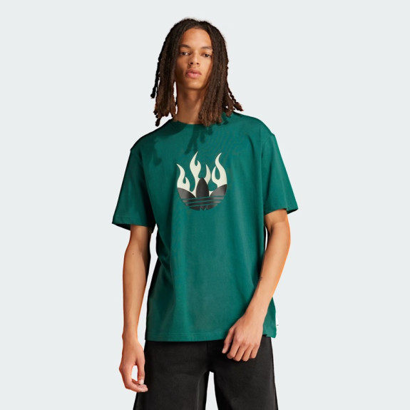 FLAMES LOGO TEE