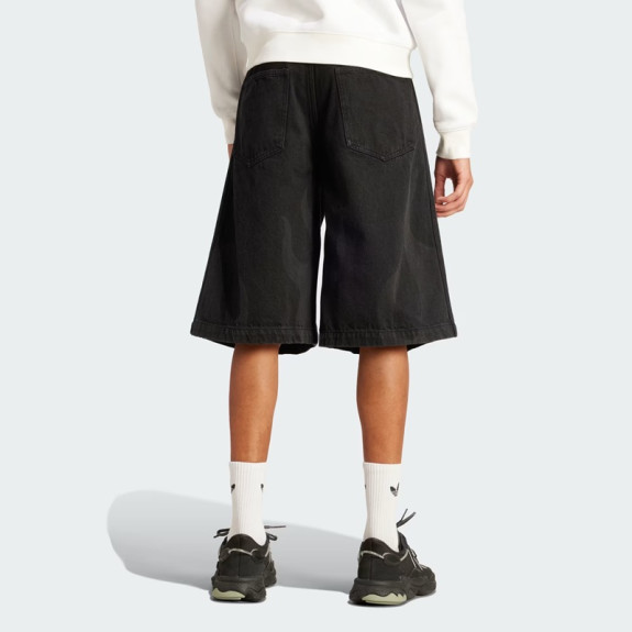 FLAMES DENIM SHORTS