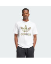 CAMO WHITE TREFOIL TEE