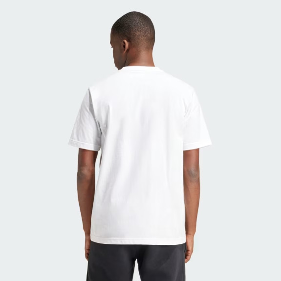 CAMO WHITE TREFOIL TEE