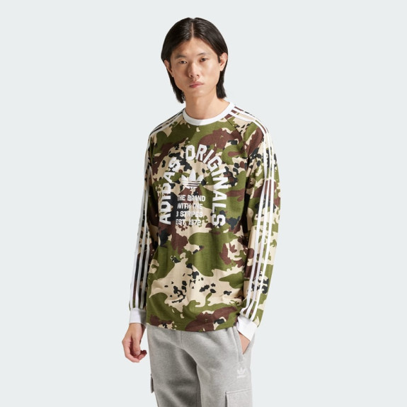 CAMO LONG SLEEVE CALI TEE