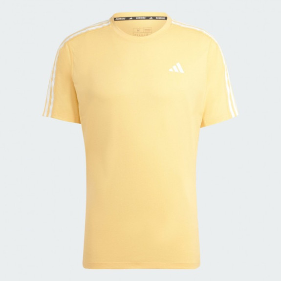 OWN THE RUN 3-STRIPES TEE