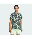 OWN THE RUN 3-STRIPES ALLOVER PRINT T-SHIRT