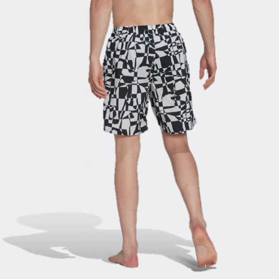 SHREDDED CHECK CLX SWIM SHORTS