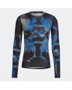 TECHFIT ALLOVER PRINT TRAINING LONG SLEEVE TEE