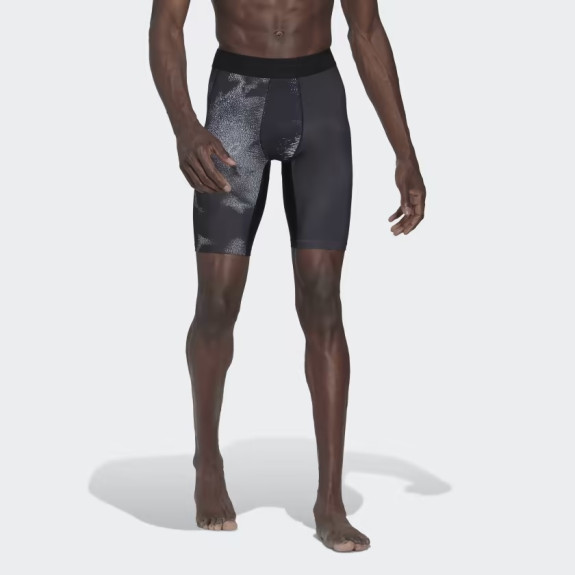 TECHFIT ALLOVER PRINT TRAINING SHORT TIGHTS