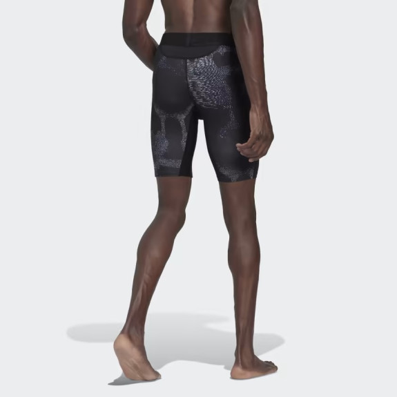 TECHFIT ALLOVER PRINT TRAINING SHORT TIGHTS