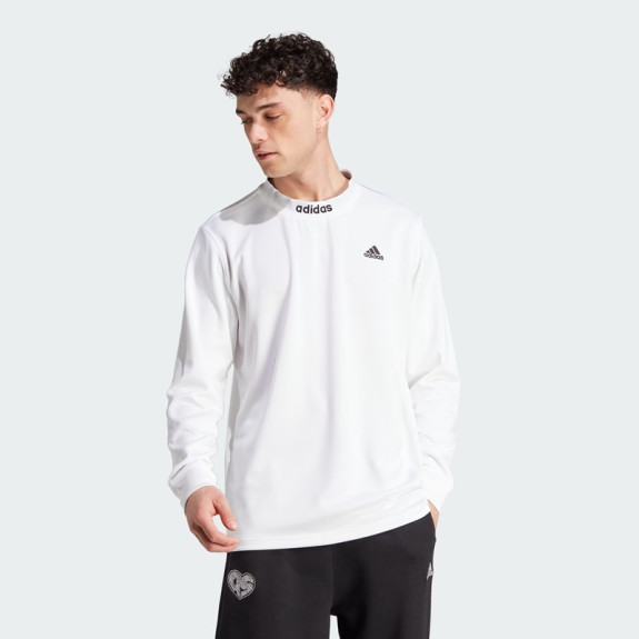 COLLEGIATE MESH BACK LONG SLEEVE T-SHIRT