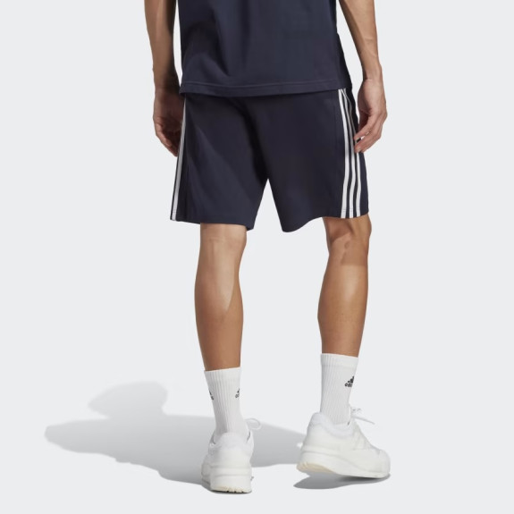 ESSENTIALS SINGLE JERSEY 3-STRIPES SHORTS