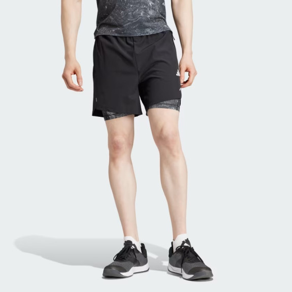 POWER WORKOUT 2-IN-1 SHORTS