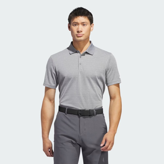ADI PERFORMANCE HEATHERED POLO SHIRT