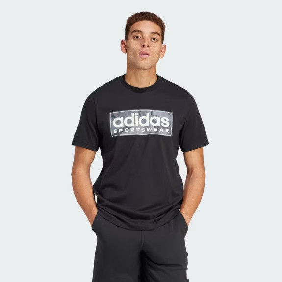 CAMO LINEAR GRAPHIC TEE