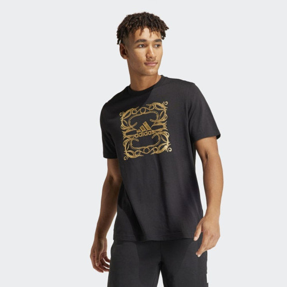 METALLIC GRAPHIC TEE