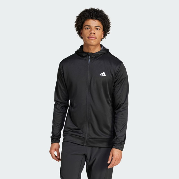 TRAIN ESSENTIALS CAMO FULL-ZIP HOODIE