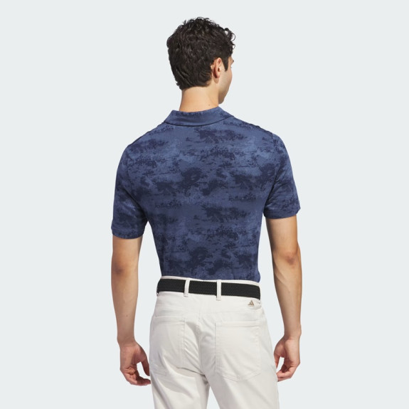 GO-TO PRINTED MESH POLO SHIRT