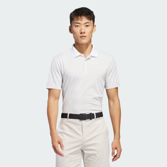 ADI PERFORMANCE HEATHERED POLO SHIRT
