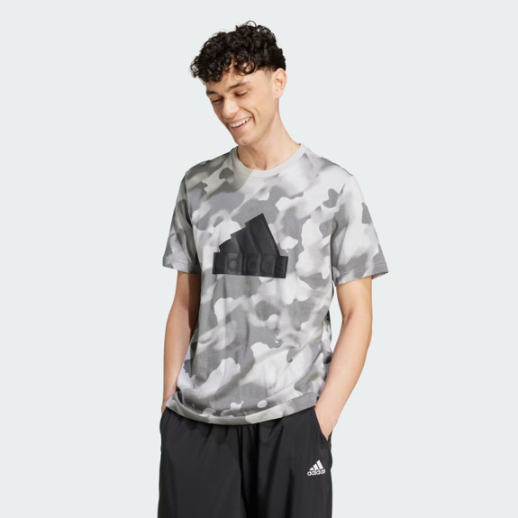FUTURE ICONS BADGE OF SPORT ALLOVER PRINT TEE