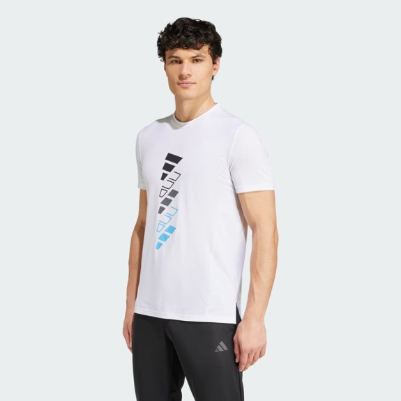 AEROREADY DESIGNED FOR TRAINING LOGO GRAPHIC TEE