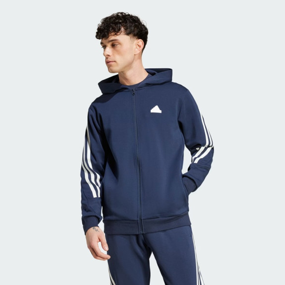 FUTURE ICONS 3-STRIPES FULL ZIP-UP HOODIE
