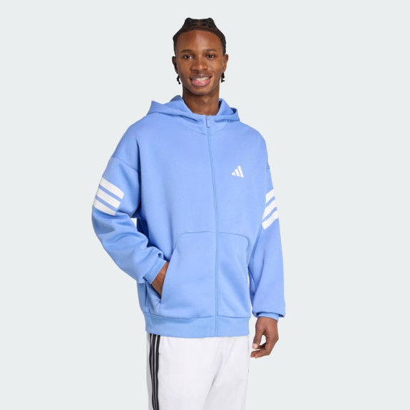 FUTURE ICONS 3-STRIPES FULL-ZIP HOODIE