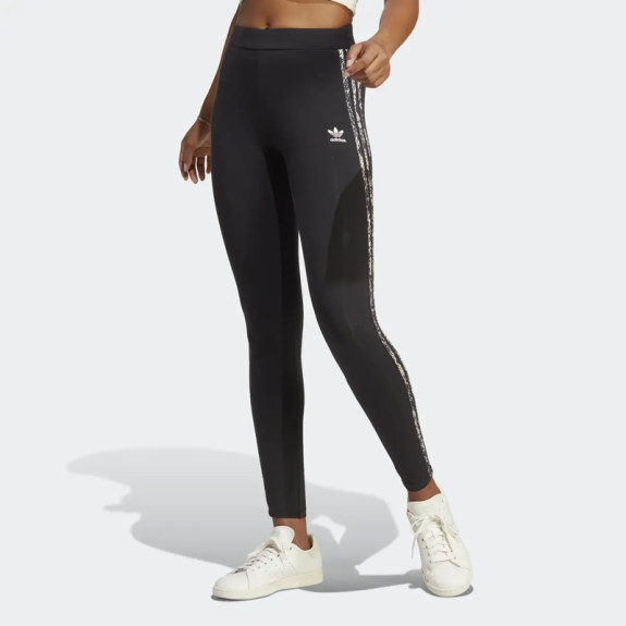 3-STRIPES SNAKESKIN LEGGINGS